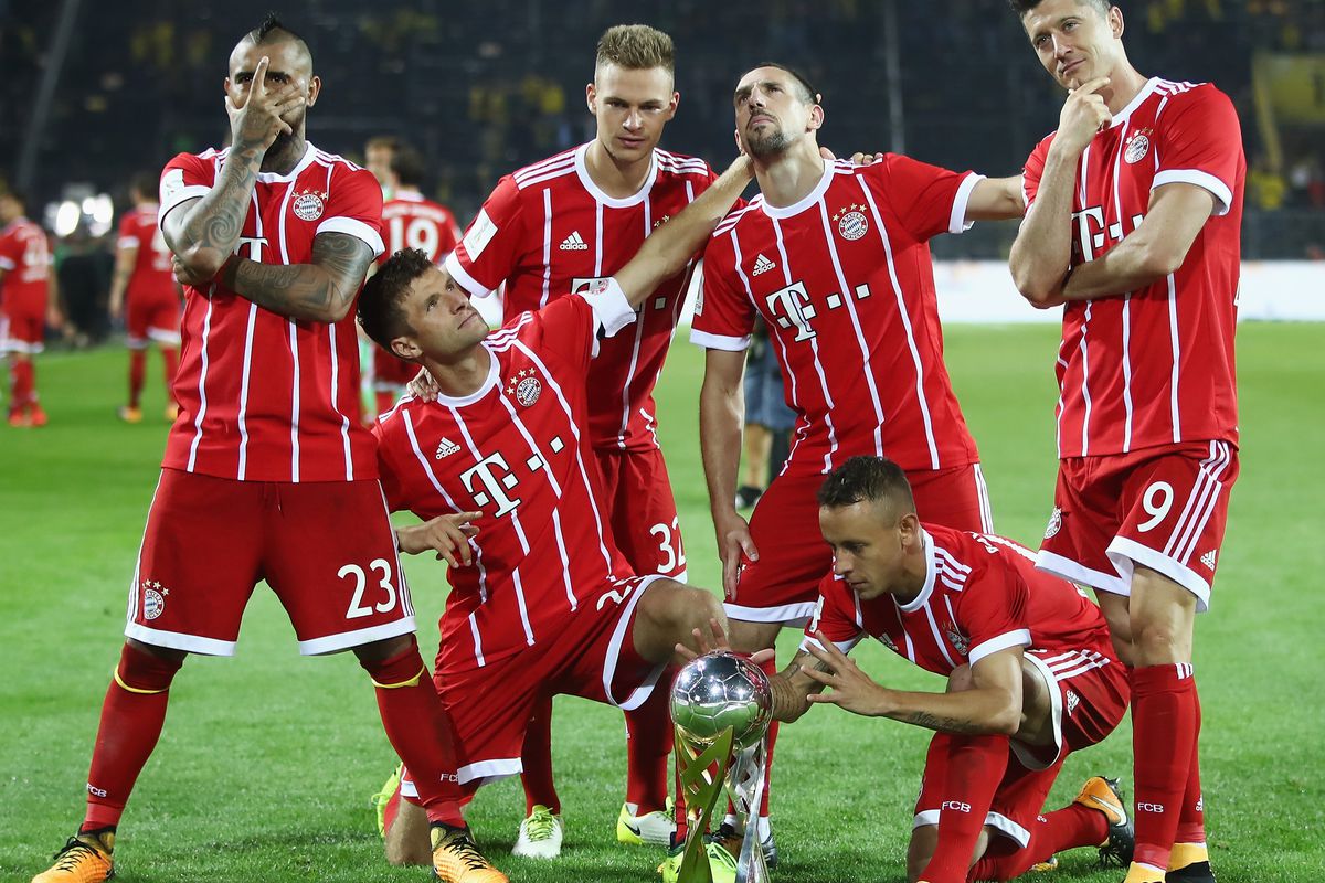 Hình ảnh của đội bóng Bayern Munich-ứng viên số 1 cho chức vô địch cup C1