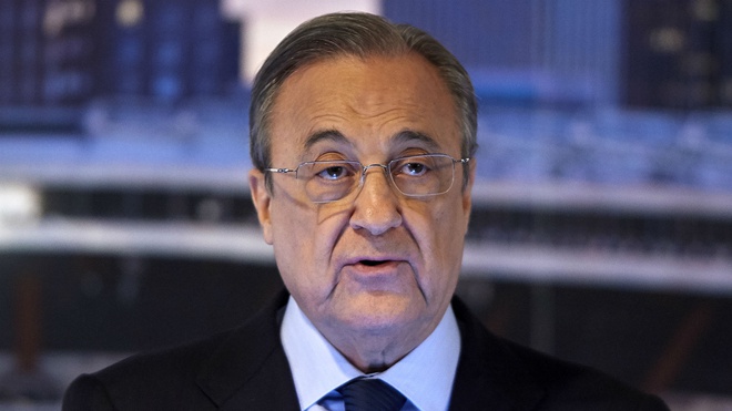 Florentino Perez, chủ tịch Real Madrid, được cho là đã ủng hộ ý tưởng Super League thay cup c1